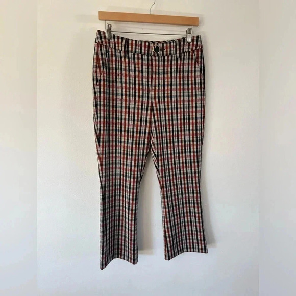 CAbi Jazzy Plaid Double Breasted Blazer & Kick Flare Cropped Ankle Pants Set - Picture 12 of 16